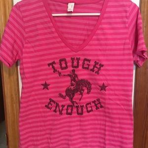 Women’s Tough Enough To Wear Pink T shirt SizeM